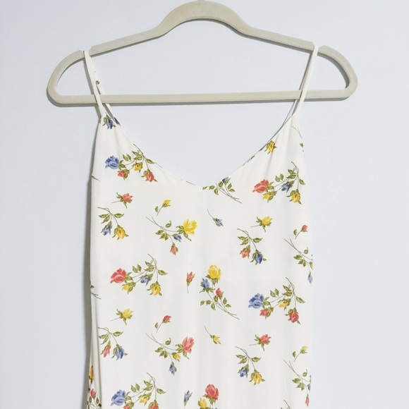 Reformation - Cream Floral Print Chianti Dress - Picture 5 of 6